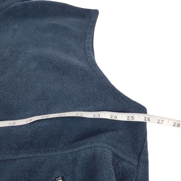 Columbia Mens size XL Fleece Vest Full Zip Blue Sleeveless Jacket Outdoor Hiking - Picture 7 of 8